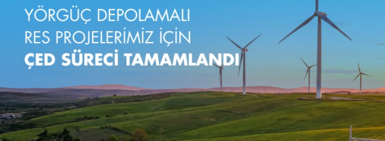 IC Enterra’nın Depolamalı Yörgüç RES Projesi İçin ÇED Süreci Tamamlandı